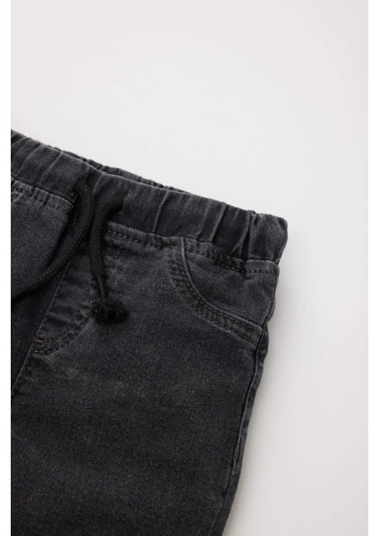 Erkek Bebek Düz Paça Jean Basic Pantolon B6733A524SP