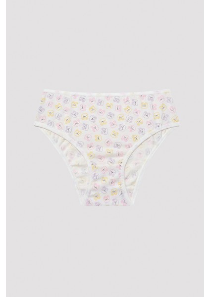 Kız Çocuk Cats Çok Renkli 3lü Slip Külot