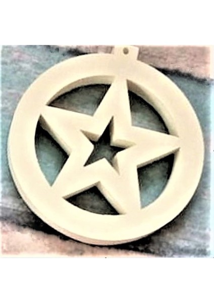 Yuvarlak içinde Yıldız Askı Silikon Kalıp K-222, Kokulu Taş Sabun Alçı Mum Kalıbı fiyatları