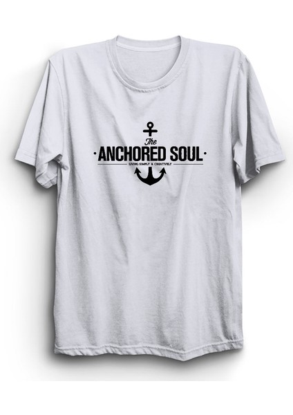 Anchored Soul, Çapa, Gemi, Gemici, Bahriye, Ship, Captain, Kaptan Tişört