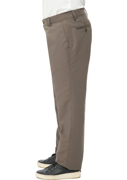 Rahat Kesim Pamuklu Keten Krem Baba Pantolon fiyatları