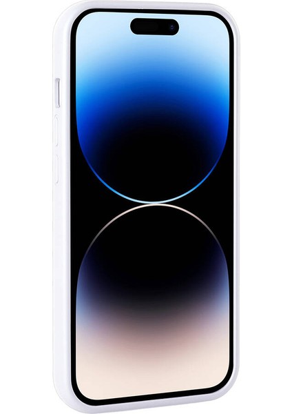 Apple iPhone 14 Pro ile Uyumlu Kılıf Arka Yüzeyi Parlak Taşlı Tasarımlı Kapak