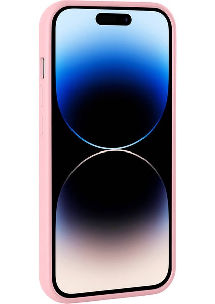 Apple iPhone 14 Pro ile Uyumlu Kılıf Arka Yüzeyi Parlak Taşlı Tasarımlı Kapak