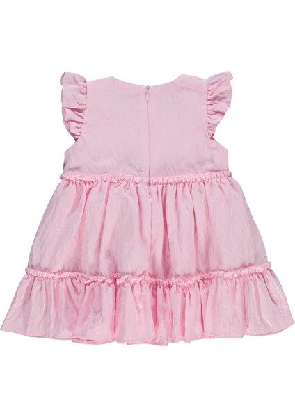 Kız Bebek Elbise 6-18 Ay Pembe