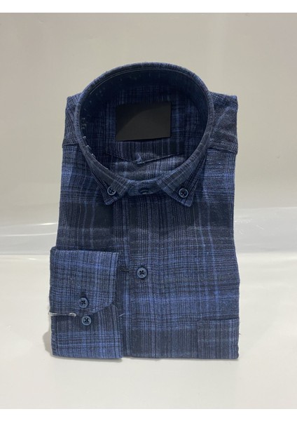 Rahat Kesim Çizgili Kareli Kışlık Erkek Baba Gömlek fiyatları