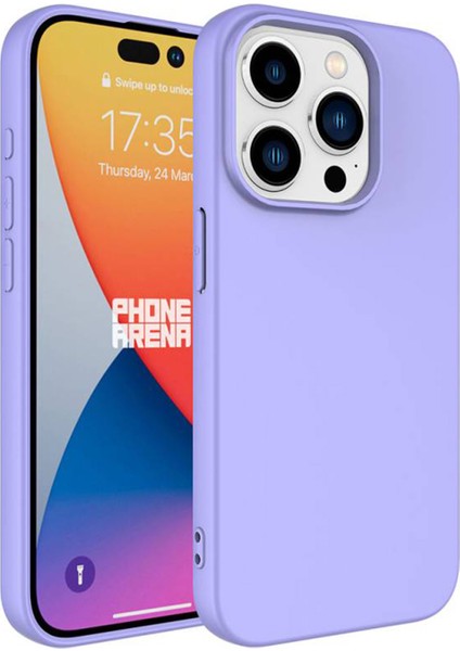 Apple iPhone 15 Pro Uyumlu Liquid Serisi Içi Kadife Lansman Silikon Kılıf