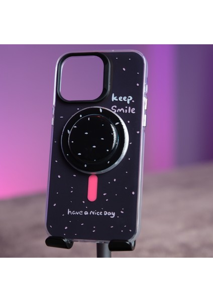 iPhone 11 Katarina Çıkarılabilir Pop-Up MagSafe Silikon Koruyucu Kılıf