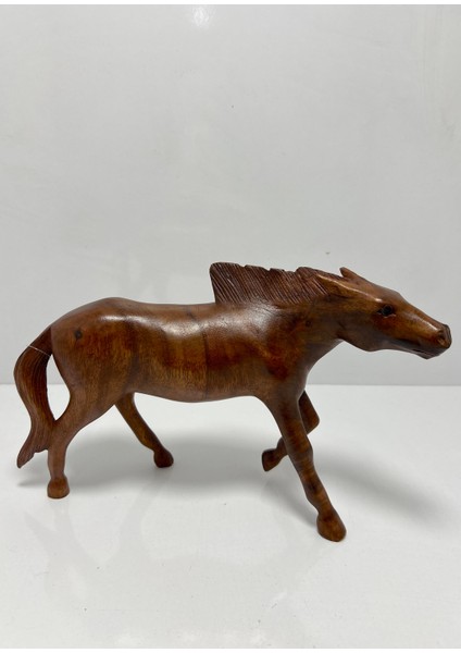 Ahşap At Biblo Yürüyen 25 cm