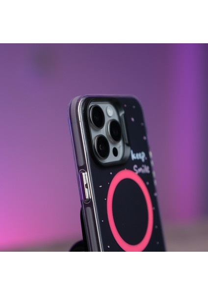 iPhone 14 Pro Katarina Çıkarılabilir Pop-Up MagSafe Silikon Koruyucu Kılıf