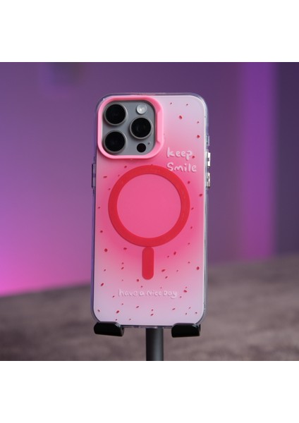 iPhone 14 Pro Katarina Çıkarılabilir Pop-Up MagSafe Silikon Koruyucu Kılıf