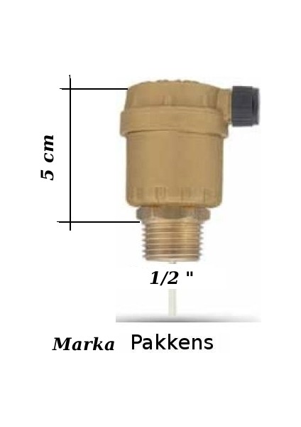Otomatik Purjör Hava Atma Alma Tahliye Cihazı 1/2 ’’