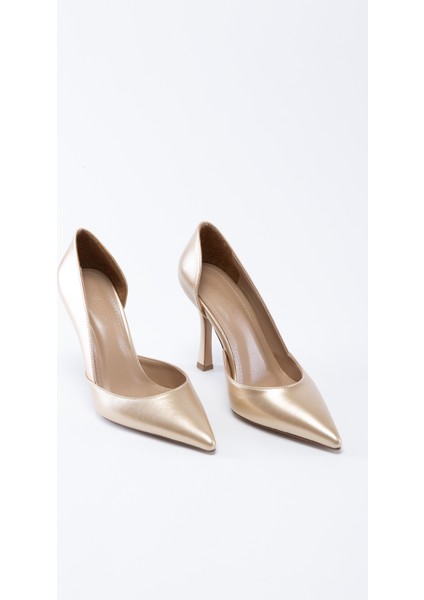 Gleen Gold Yan Detaylı Abiye Stiletto fırsatları