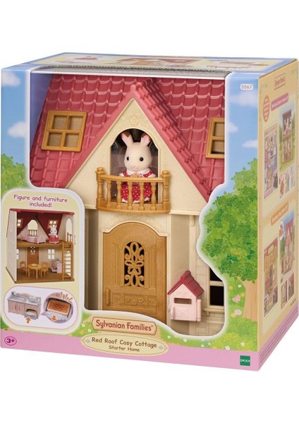 5567 Sylvanian Families Kırmızı Çatılı Başlangıç Evi +3 Yaş