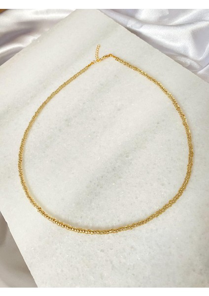 Gold Boncuk Kolye