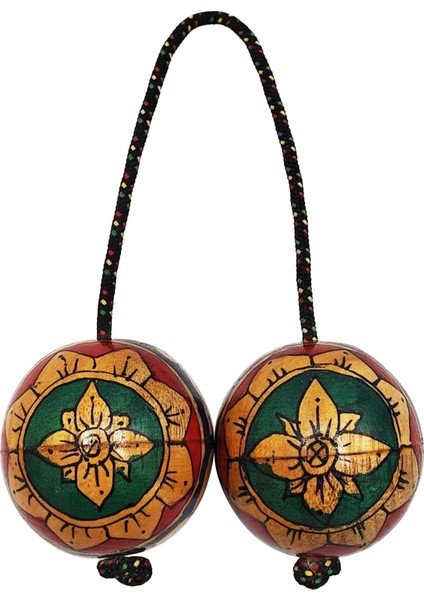 JRB-212 Ahşap Ritim Topları - Desenli Orff - Ritim Aleti
