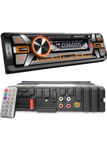BMS-8801 Oto Teyp 4X45 Watt Bluetooth Mobil Aplikasyon