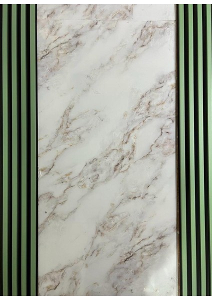 16X145CM 1 Adet Atc Çift Renkli Grass Yeşil Dekoratif Ofis Dekoratif Pvc Lambiri Duvar Paneli