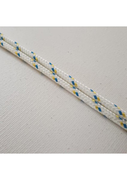 3 mm 50 Metre Soylu Halat Örgü Iskota Halat Denizci Tekne Halatı Salıncak Ip Dağcı Ip Halat