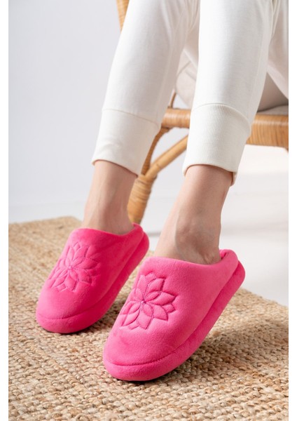 Unisex Nakışlı Gondol Kadife Ev Terliği fiyatları