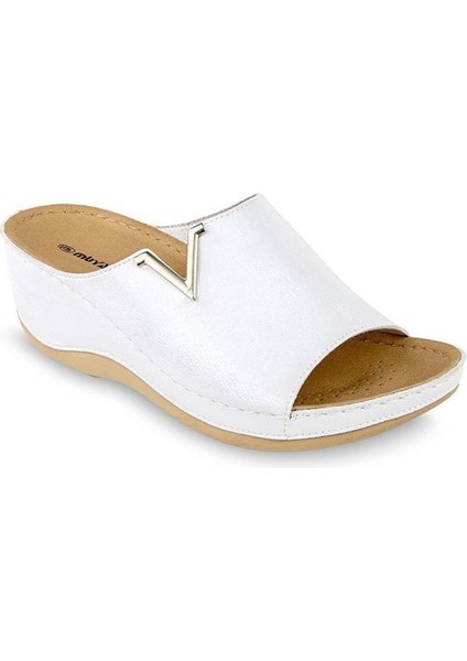 Perla 31148-019 Anatomik Taban Kadın Terlik Beyaz 36-40 fırsatları