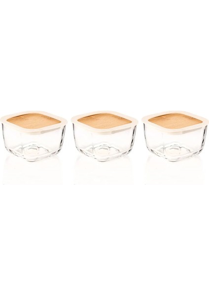 Trios - 6'lı Sızdırmaz Kapaklı Kahvaltılık Küçük