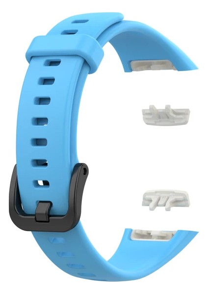 Huawei Band 6 ve Honor Band 6 Uyumlu Soft Silikon Kordonu Mavi fiyatları