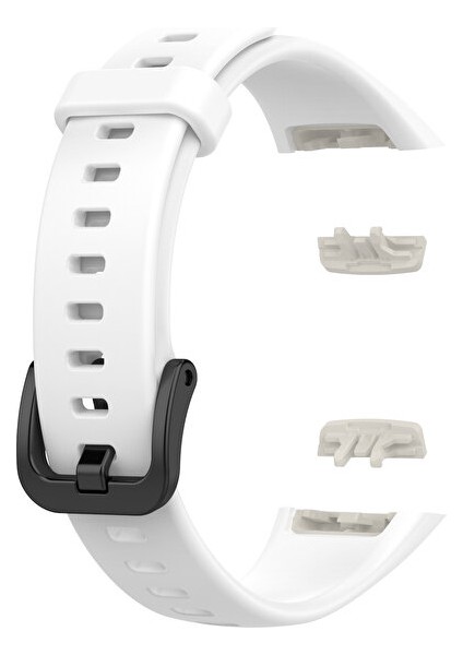 Huawei Band 6 ve Honor Band 6 Uyumlu Soft Silikon Kordonu Beyaz fiyatları