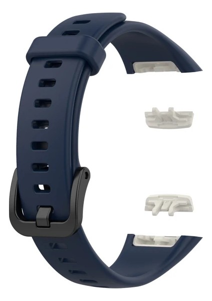 Huawei Band 6 ve Honor Band 6 Uyumlu Soft Silikon Kordonu Lacivert fiyatları
