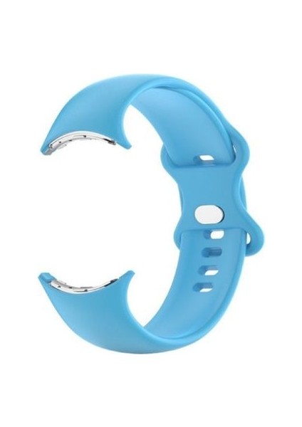 Google Pixel Watch Lte ile Uyumlu Klasik Kordon Mavi