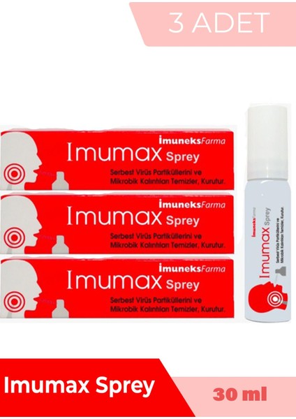 Sprey 30 ml 3 Adet