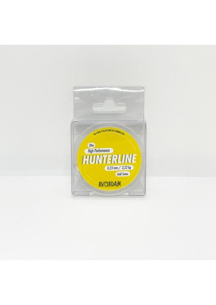 HUNTERLINE GOLD FLUOROCARBON 0.23 MM 30M