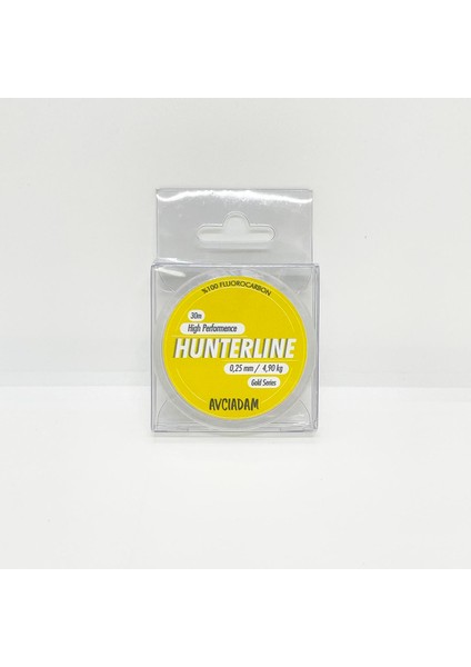 HUNTERLINE GOLD FLUOROCARBON 0.25 MM 30M