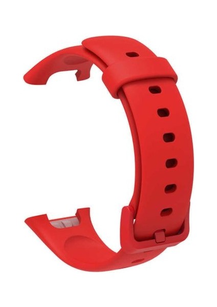 Xiaomi Mi Band 7 Pro Uyumlu Renkli A+ Kalite Kordon Kayış Bileklik Klasik Kaliteli Silikon Kırmızı