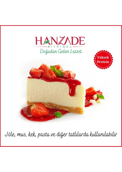 Hanzade Bitkisel Toz Jelatin 250 gr %100 Saf Sığır Jelatini 240 Bloom