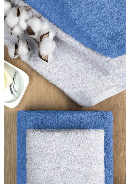 4 Lü Banyo Havlusu Takımı Soft Büyük Havlulu Pamuklu Havlu Seti 90X150 cm Beyaz indirimleri