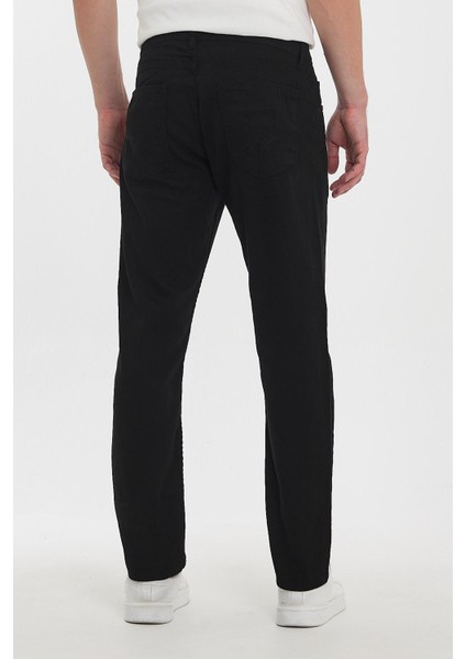 Erkek Classicfit Comfort Sokak Stili Günlük Klasik Pantolon Siyah indirimleri