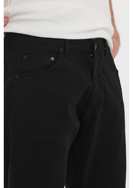 Erkek Classicfit Comfort Sokak Stili Günlük Klasik Pantolon Siyah fırsatları