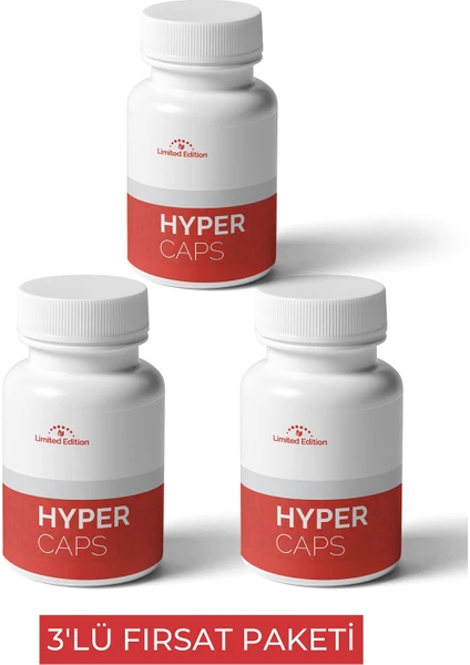 Limited Edition 3 Adet Hyper Caps