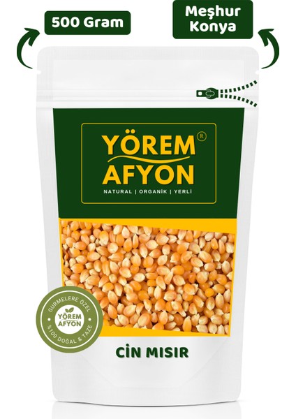 Yörem Afyon Meşhur Konya Yeni Mahsul Ata Tohumu Cin Mısır | 500GR.