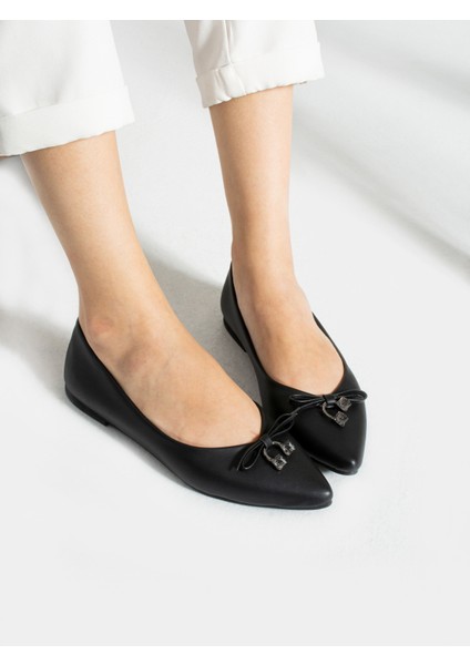 Jill Siyah Taş Fiyonk Kadın Babet