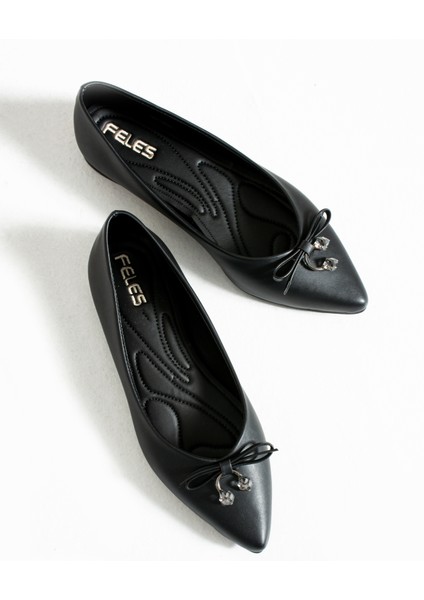 Jill Siyah Taş Fiyonk Kadın Babet fırsatları