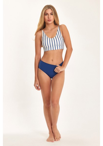 Özel Tasarım Çizgili Bikini Takım KK06 fırsatları