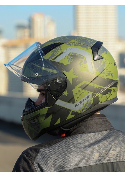 Rapıd 2 Thunder Bırds Mat Yeşil-Siyah-Gri Kask modelleri