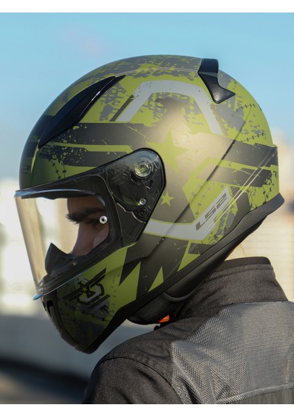 Rapıd 2 Thunder Bırds Mat Yeşil-Siyah-Gri Kask fırsatları