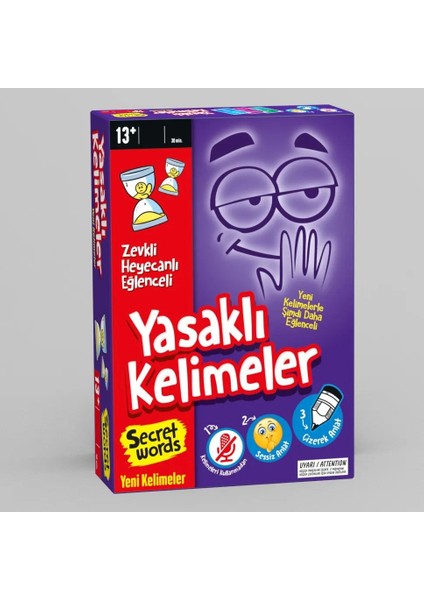 Karanes Toys Yasaklı Kelimeler Kutu Oyunu ( Tabu + 13 Yaş ) Secret Words