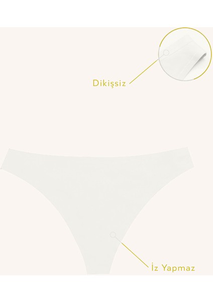 Ekru Cushy Iz Yapmaz String modelleri