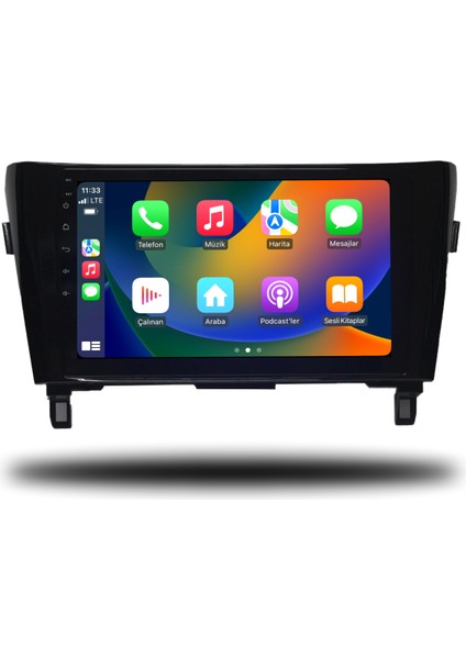 Nissan Qashqai Android Carplay Multimedya 2013-2021 4GB Ram + 64GB Hafıza