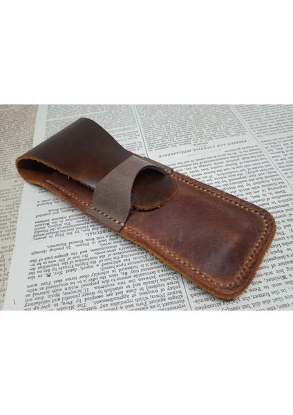 Crazy Hors Hakiki Deri El Emeği Kalemlik Kalem Kutu 27 cm 6 cm 24SU4 fiyatları