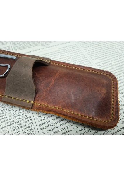 Crazy Hors Hakiki Deri El Emeği Kalemlik Kalem Kutu 27 cm 6 cm 24SU4 fırsatları