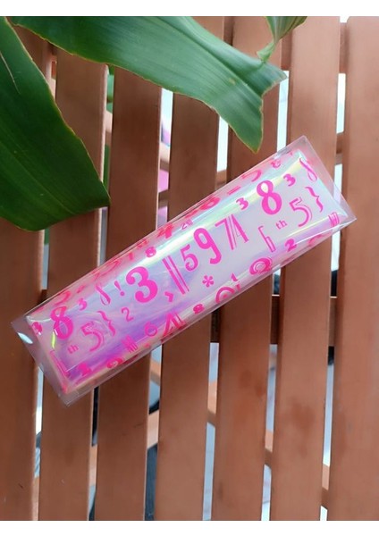 Şeffaf SaYılı Tek Taraflı Kalem Kutusu Kalemlik